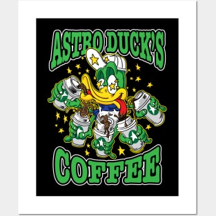 Astro Duck's Coffee Posters and Art